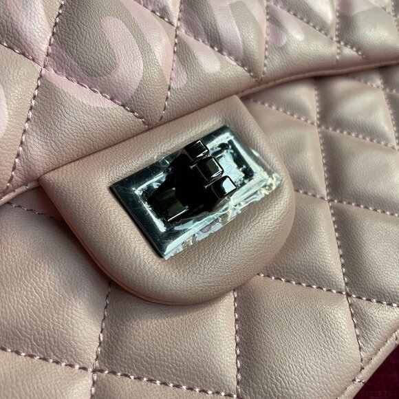 Saturday House YFLTC Large Quilted Bag — Clueless Pink — NWOT - Picture 9 of 11